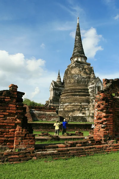 Ayutthaya içinde Tapınak — Stok fotoğraf