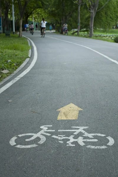 stock image Bicycle Road Sign