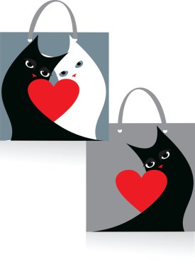 Package cats clipart