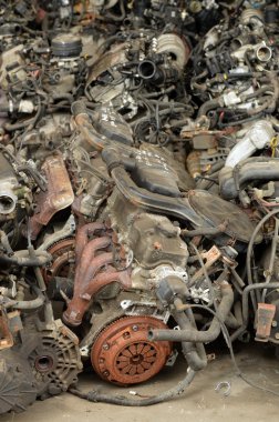 Reusable car engines clipart