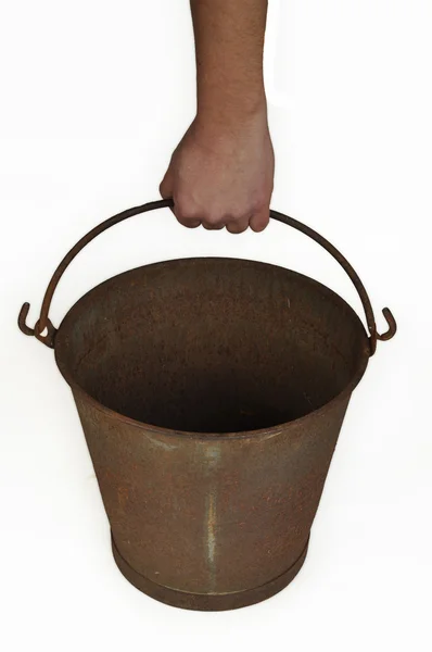 Metal Bucket — Stock Photo, Image