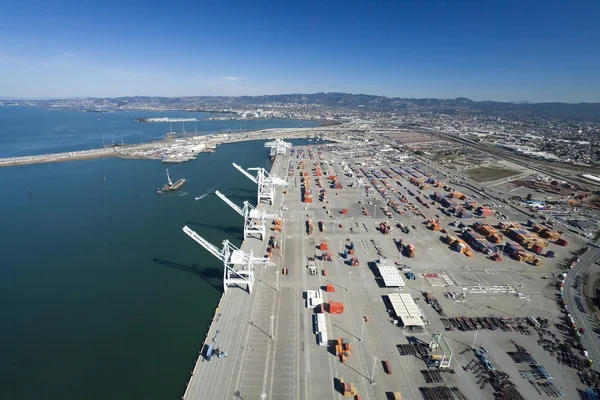 Oakland yttre hamnen antenn — Stockfoto