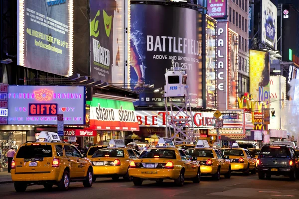 New york city - 5 września: placu times square, funkcjonalny z Broadwayu — Zdjęcie stockowe