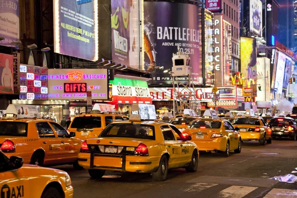 NEW YORK CITY - SET 5: Times Square, con Broadway The — Foto Stock