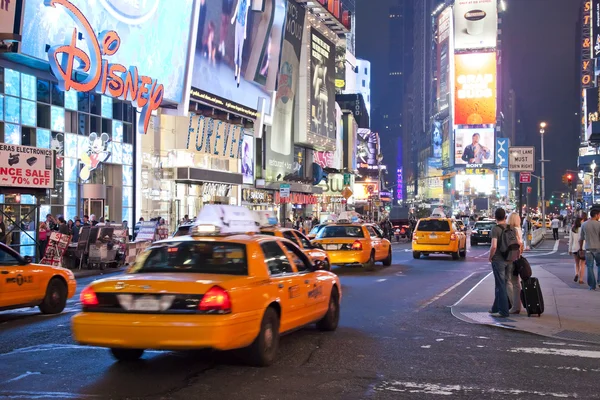 New york city - září 5: times square, vystupoval s broadway — Stock fotografie