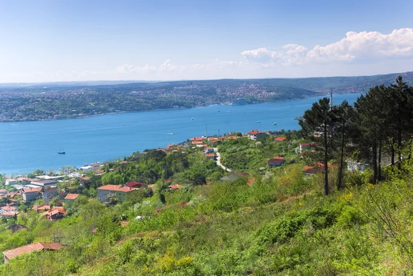 stock image View Bosphorus and Beykoz in Ihills in Istanbul