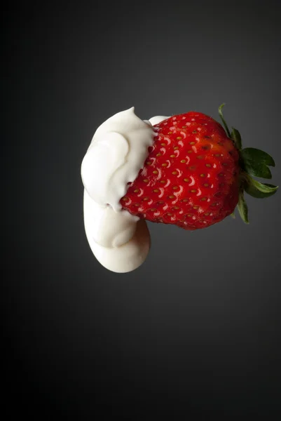 Macro strawberry — Stock Photo, Image