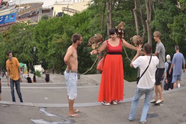 odessa sokaklarında.