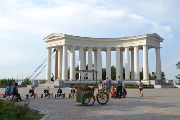Colonnade en el terraplén de Odessa . — Foto de Stock