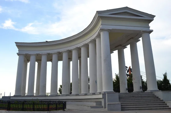 Colonnade en el terraplén de Odessa . Imagen de archivo