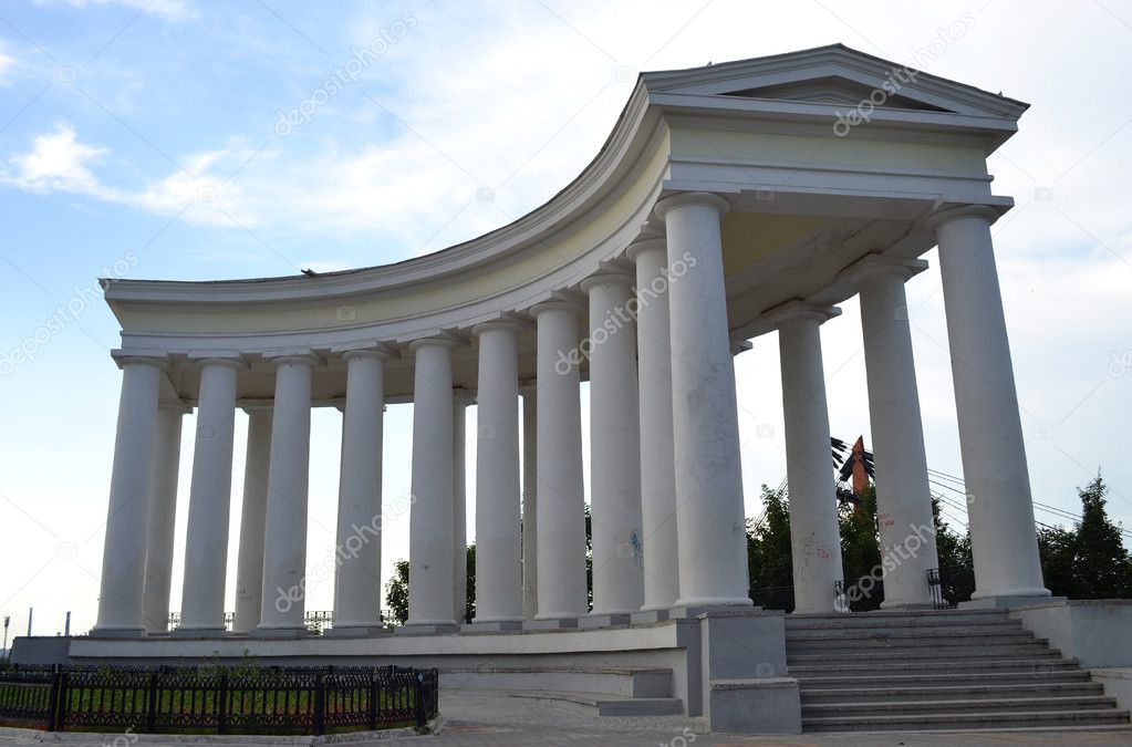 Colonnade on the embankment of Odessa.