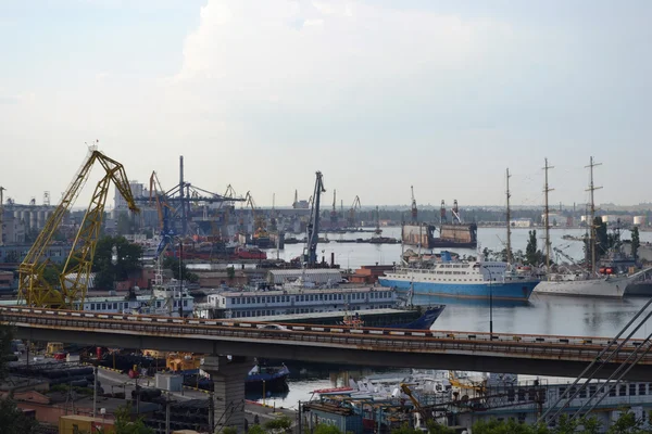 stock image Odessa sea transport port