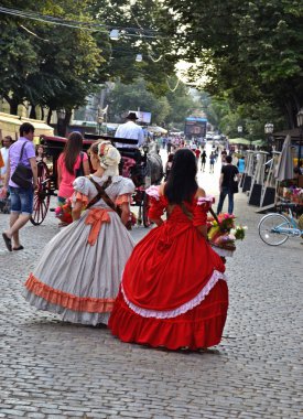 Odesa'da deribasovsky üzerinde. Ukrayna. Yaz 2012