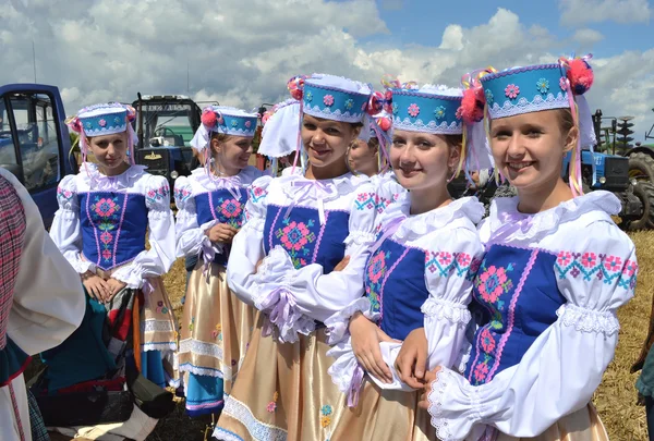 Zazhinki - Білоруське свято початку врожай. — стокове фото