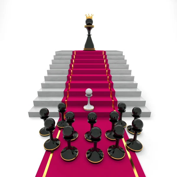 Pawn to queen — Stock Photo, Image