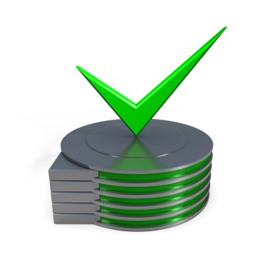 Hard disk drive icon clipart