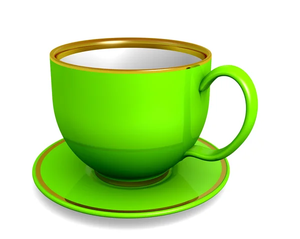 Cup - grön — Stockfoto