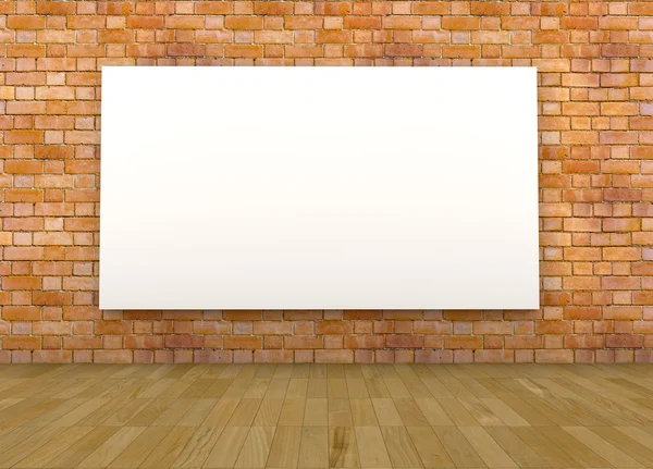 Egy üres vászon üres szoba — Stock Fotó