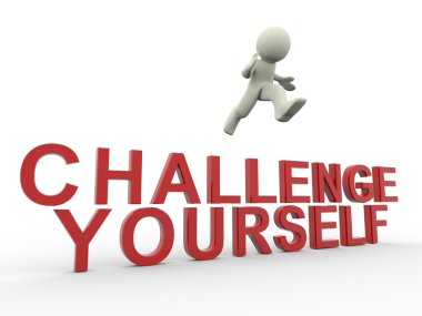 Challenge yourself clipart