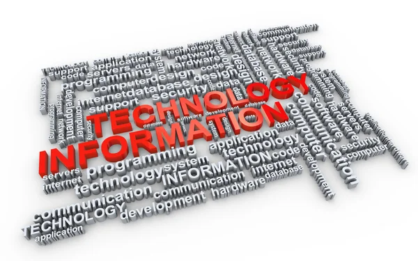Mots clés de la technologie de l'information — Photo
