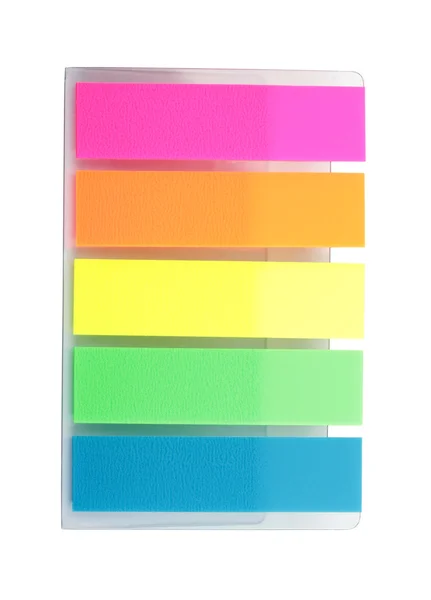 Farbenfrohe Lesezeichen — Stockfoto