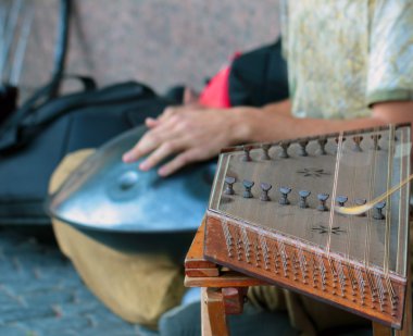 Street musicians clipart