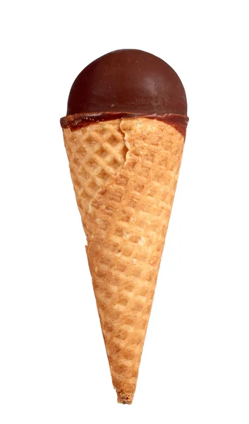 Шоколадне морозиво Стокове Фото