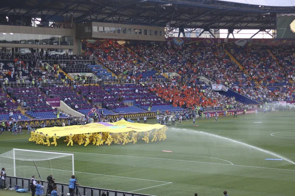 La cerimonia di apertura di Euro 2012 a Kharkov — Foto Stock