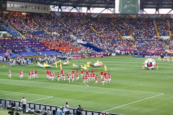 La ceremonia de apertura de la Eurocopa 2012 en Kharkiv — Foto de Stock