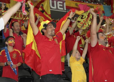 Spanish national team fans clipart