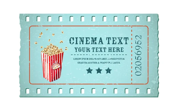Εισιτήριο ταινίας — Διανυσματικό Αρχείο
