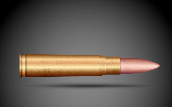 Rifle Bullet — Stock Vector