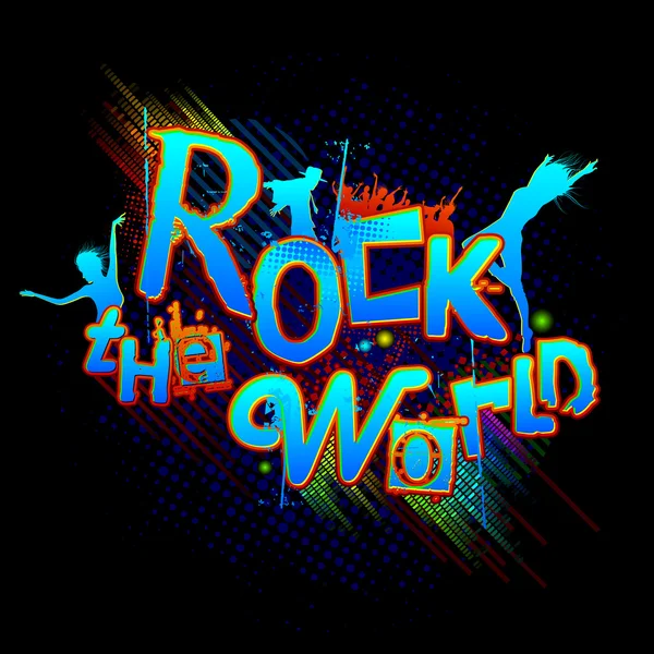 Rock do mundo — Vetor de Stock