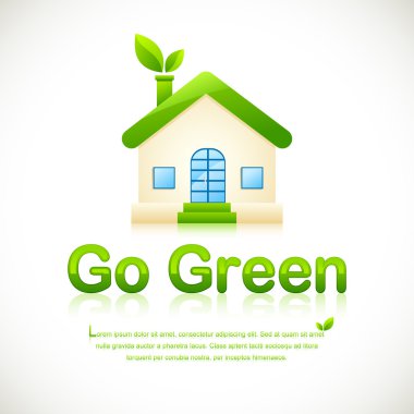 Green Home clipart