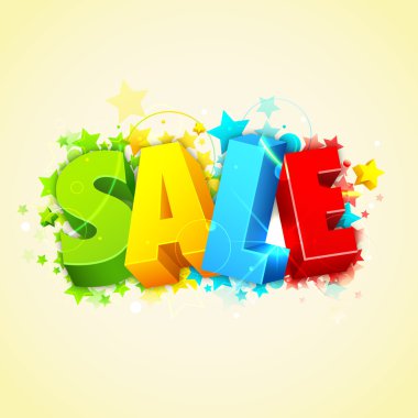 Colorful Sale clipart