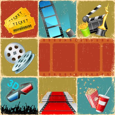 Movie Collage clipart