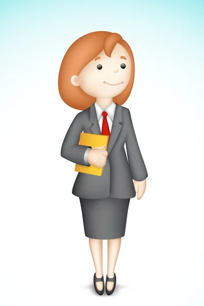 Corporate Lady — Stock Vector