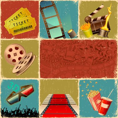 Movie Collage clipart