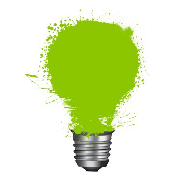 Grungy Bulb clipart