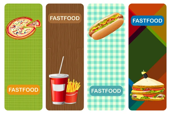 Food Banner — Stock Vector