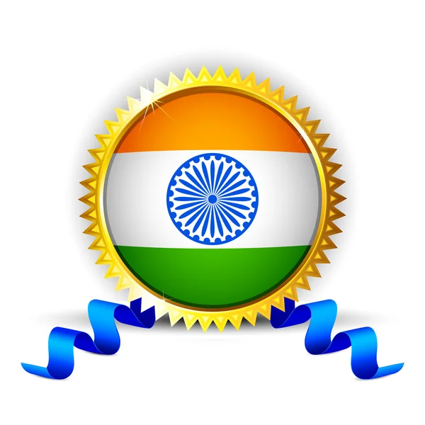 Indien badge — Stock vektor