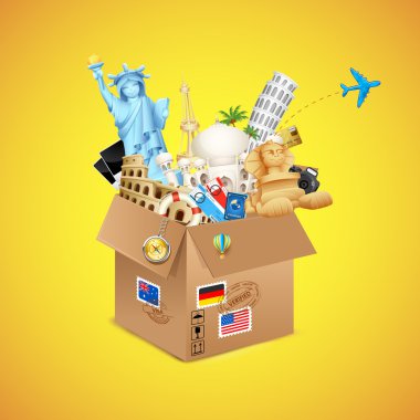 World Travel Package clipart