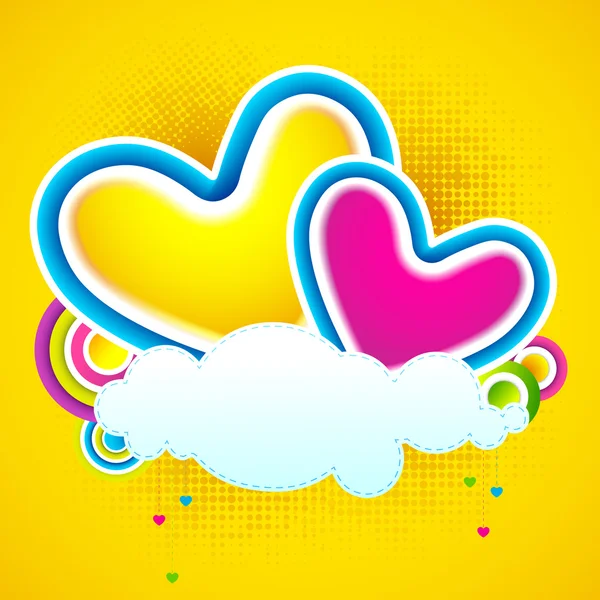 Chmura miłości — Wektor stockowy