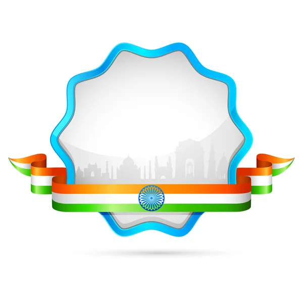 Indien badge — Stock vektor