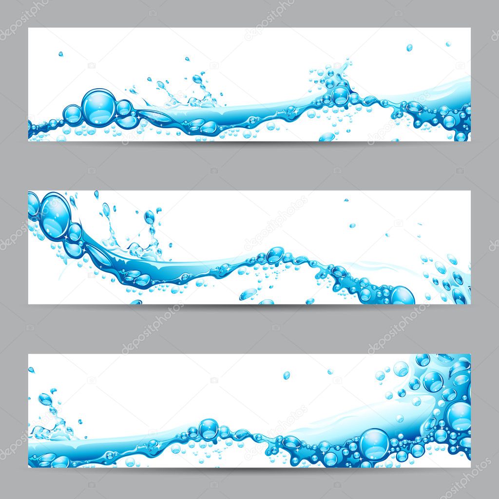 Water Splash Banner