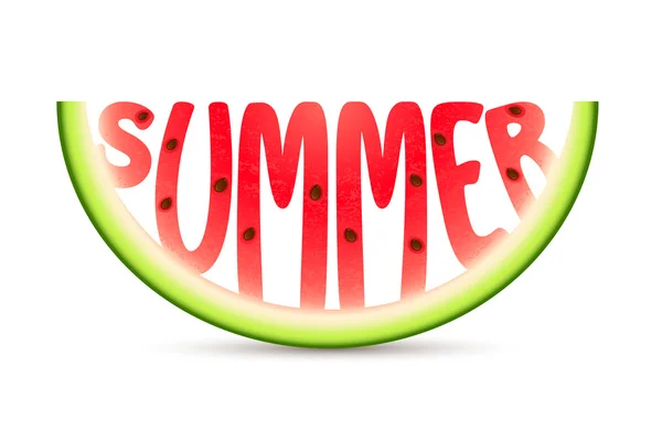 Letní meloun — Stockový vektor