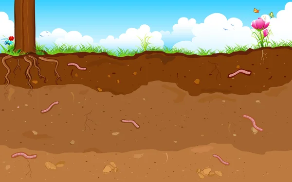 Слой почвы — стоковый вектор