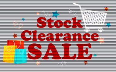 Stock Clearance Sale clipart