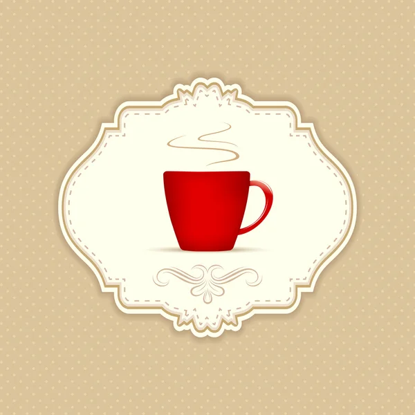 Koffie café menu — Stockvector