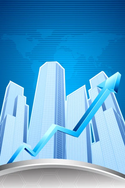 Increasing Real Estate — Stock Vector